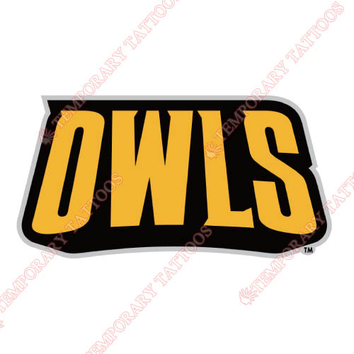 Kennesaw State Owls Customize Temporary Tattoos Stickers NO.4722